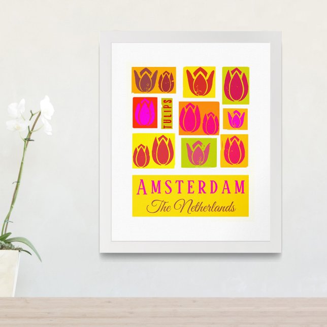 Amsterdam Tulips Netherlands Holland  Poster (Creator Uploaded)