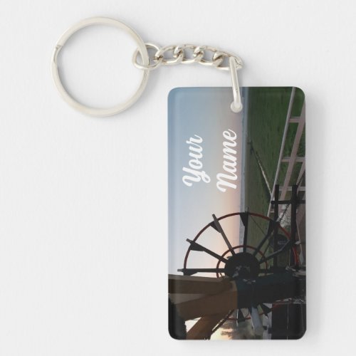 Amsterdam Windmill Canal House Key Chain