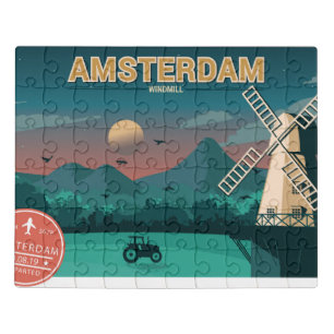  Amsterdam Windmill Jigsaw Puzzle