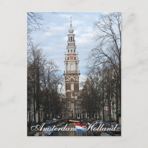 Amsterdam Zuiderkerk Holland Postcard