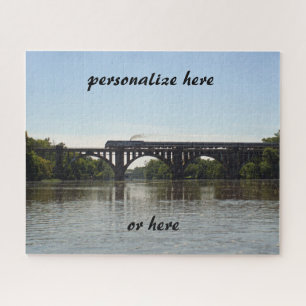 Amtrack Train Crossing Rappahannock River Jigsaw Puzzle