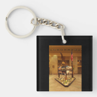 Amtrak Railroad 911 Memorial Monument Keychain