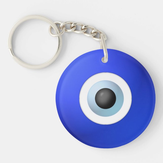 Amulet to Ward off the Evil Eye Keychain (Front)