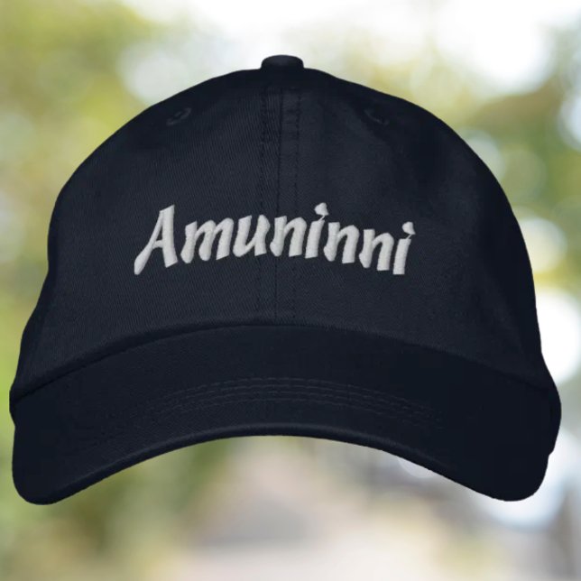 Amuninni Embroidered Hat (Amuninni Embroidered Hat - Let's Go in Sicilian)