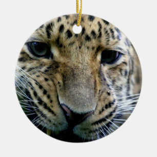Amur Leopard Ornaments