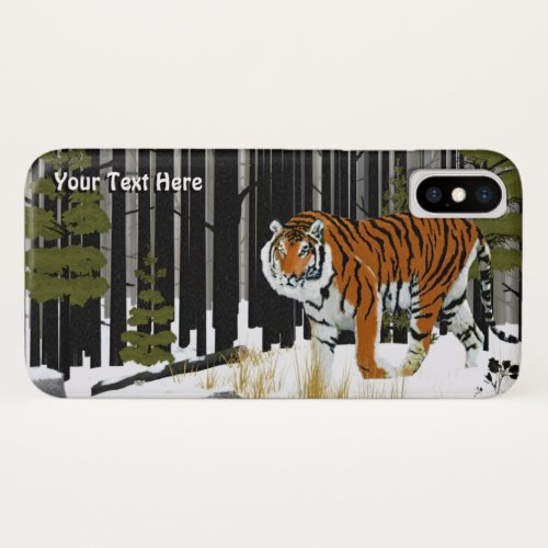 Amur Siberian Tiger iPhone XS Case