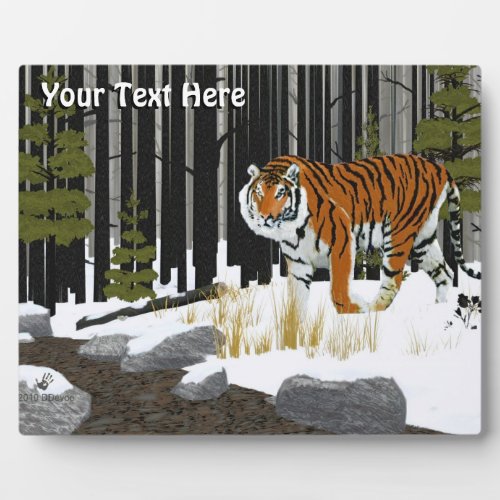 Amur Siberian Tiger Plaque