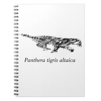Amur Tiger#2 Notebook by rgkphoto at Zazzle