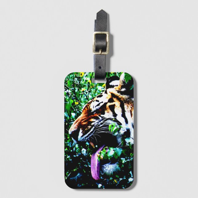 Amur Tiger bc ltcnm Luggage Tag (Front Vertical)