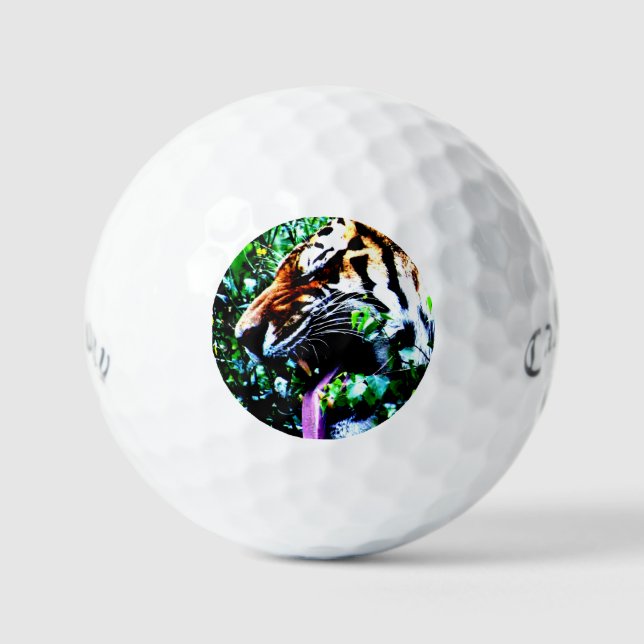 Amur Tiger css gbcna Golf Balls (Front)