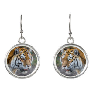 Amur tiger earrings
