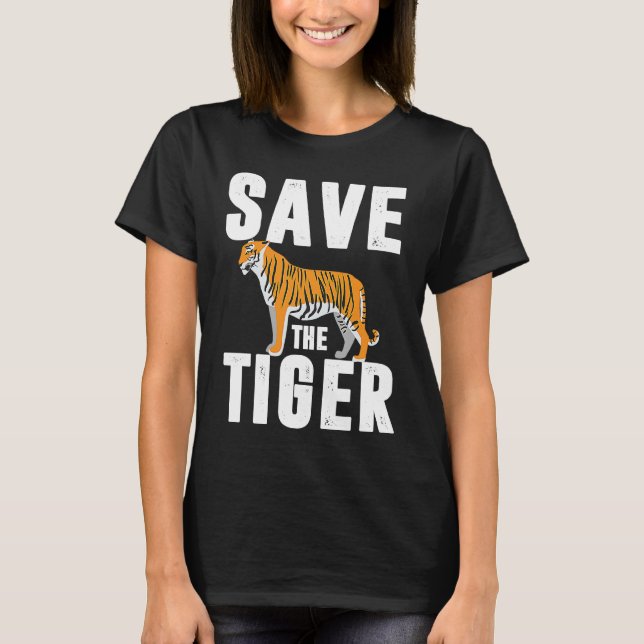 amur tiger tiger cage big cat big cats asian tiger T-Shirt (Front)