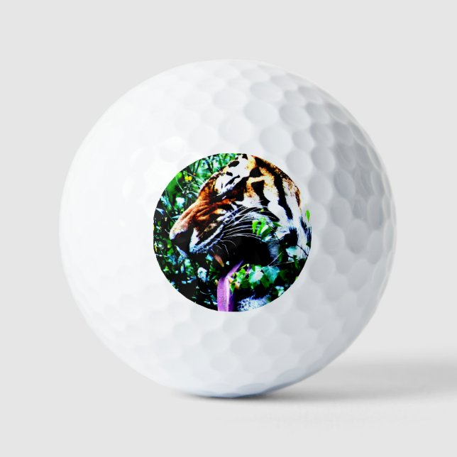 Amur Tiger va gbcnm Golf Balls (Front)
