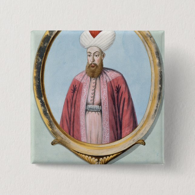 Amurath (Murad) I (1319-89), Sultan 1359-89, from Button (Front)