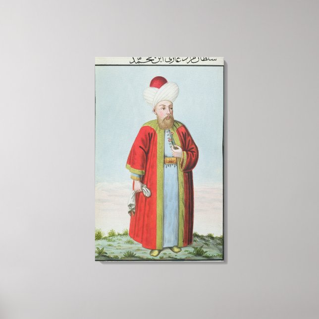 Amurath (Murad) II (1404-51) Sultan 1421-51, from Canvas Print (Front)