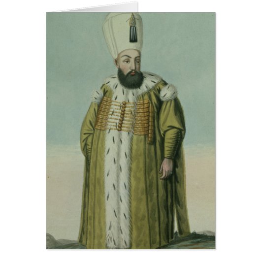 Amurath (Murad) III (1546-95) Sultan 1574-95, from Cards (Front)