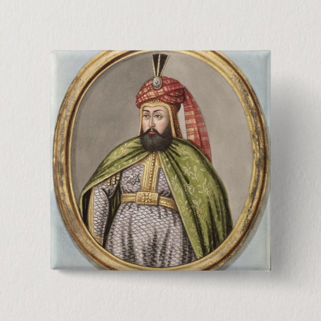 Amurath (Murad) IV (1612-40) Sultan 1623-40, from Button (Front)