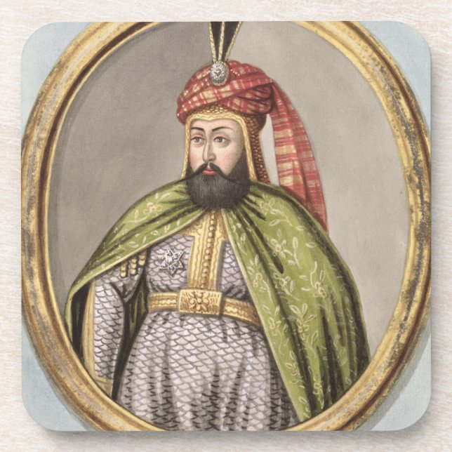 Amurath (Murad) IV (1612-40) Sultan 1623-40, from Drink Coaster (Front)