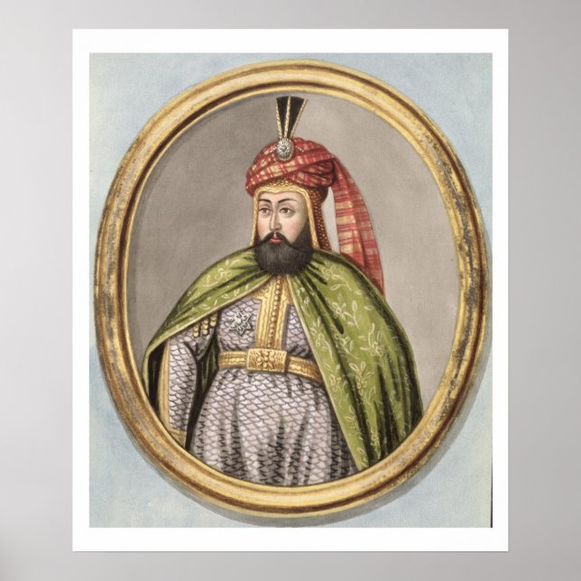 Amurath (Murad) IV (1612-40) Sultan 1623-40, from Poster (Front)