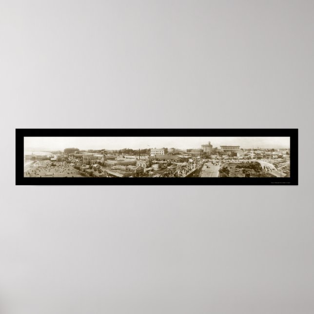 Amusement Long Beach Photo 1908 Poster (Front)