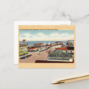 Amusement Park at Old Orchard Beach Postcard