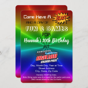 Tennis Birthday Invitations Zazzle