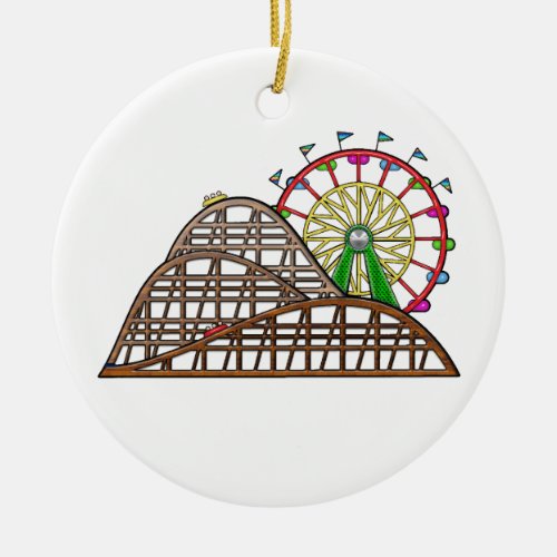 Amusement Park Ceramic Ornament