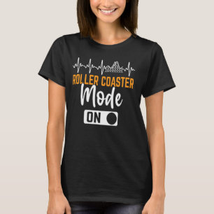 Amusement Park Funny Roller Coaster Vintage Theme T-Shirt