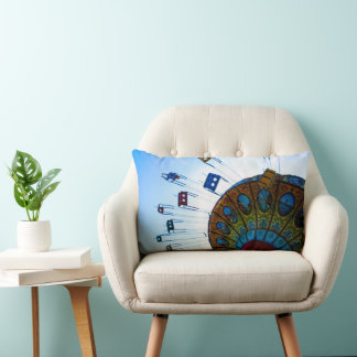 Amusement Park Ride Lumbar Pillow