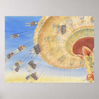 amusement ride poster