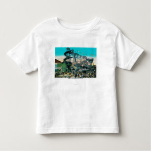 Amusement Rides at the Pike, Long Beach Toddler T-shirt