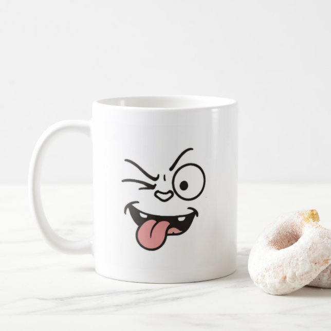 Amusing and funny coffee mugs (With Donut)