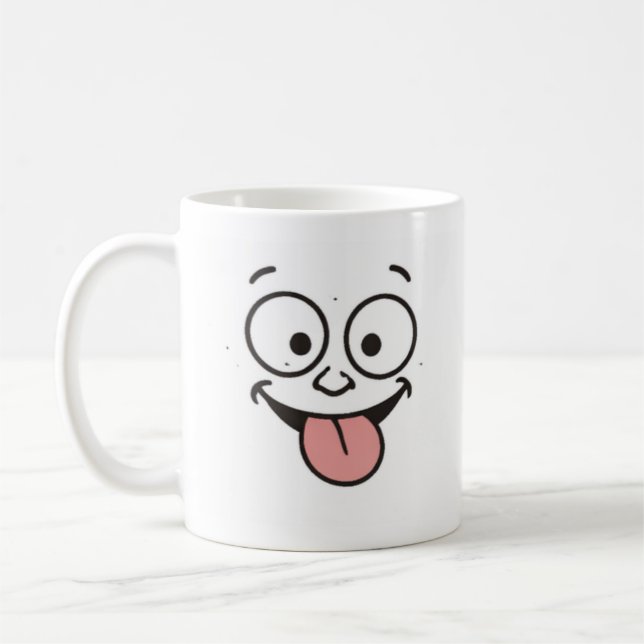 Amusing and funny mood coffee cups (Left)