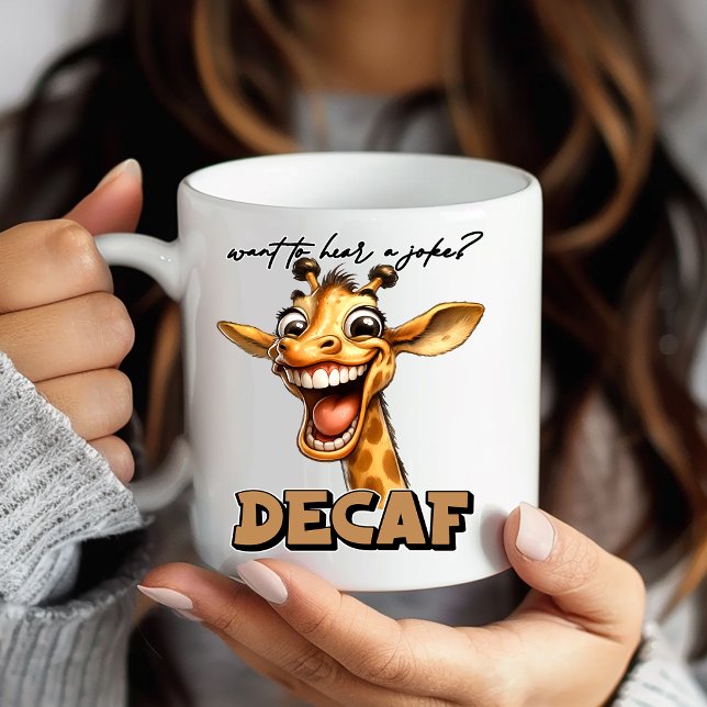 Amusing Funny Giraffe Coffee Mug Humor (Creator Uploaded)