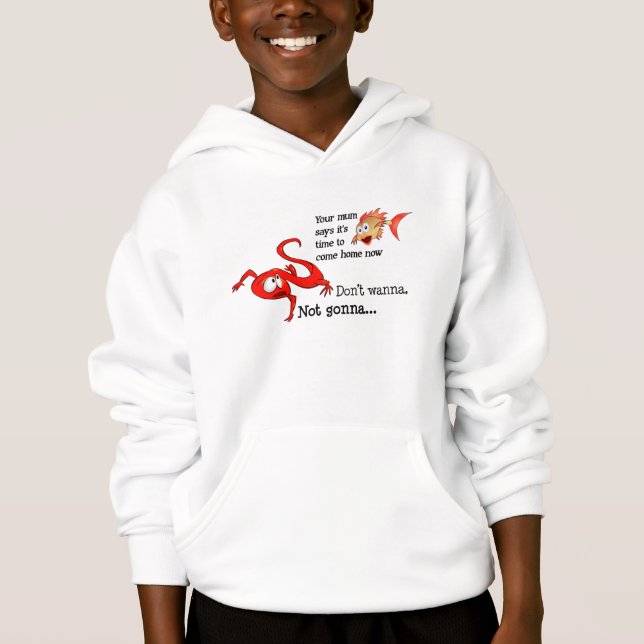 Amusing Home-time hoody (Front)
