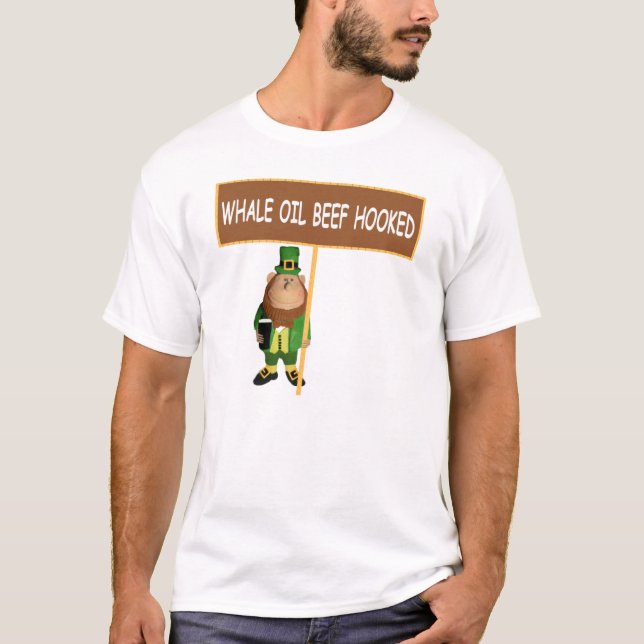 Amusing Irish leprechaun T-Shirt (Front)