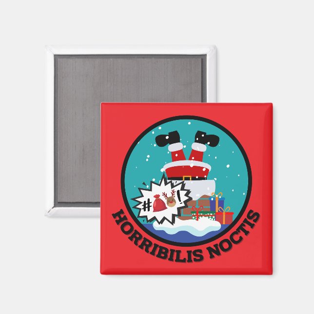Amusing Santa Claus's Horribilis Noctis Magnet (Front/Back)