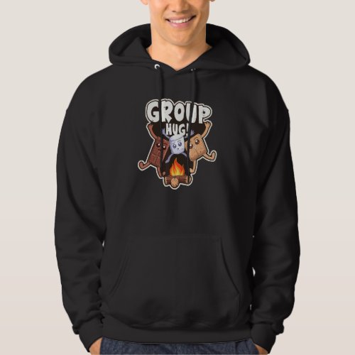 Amusing Smores Camping Fire Mountains Vacation Hoodie