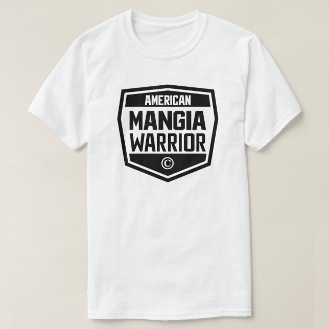 AMW Black Logo T-Shirt (Design Front)