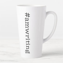 #amwriting latte mug