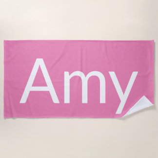 Amy beach towel