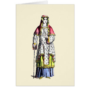 AMY ~ COSTUMES ~ 950 AD ~ Personalized Cards