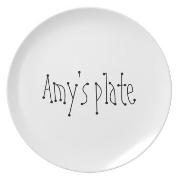 Amy Custom Name Plate