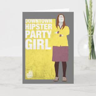Amy   Downtown Hipster Party Girl Card