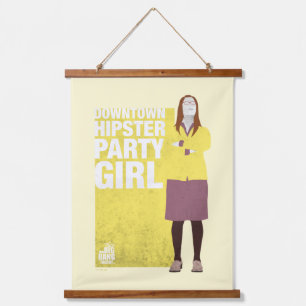 Amy   Downtown Hipster Party Girl Hanging Tapestry