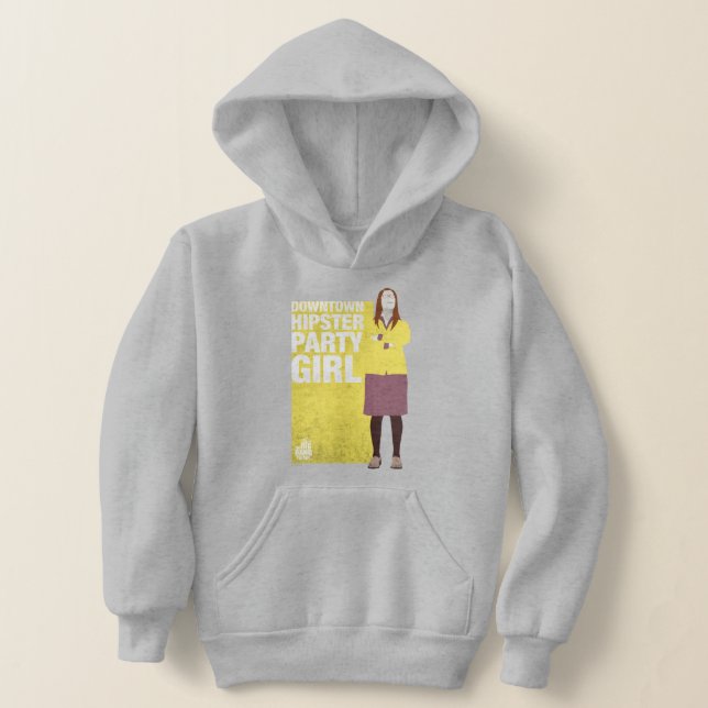 Amy | Downtown Hipster Party Girl Hoodie (Laydown)