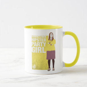 Amy Downtown Hipster Party Girl Mug