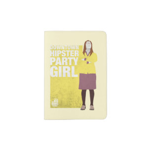 Amy Downtown Hipster Party Girl Passport Holder