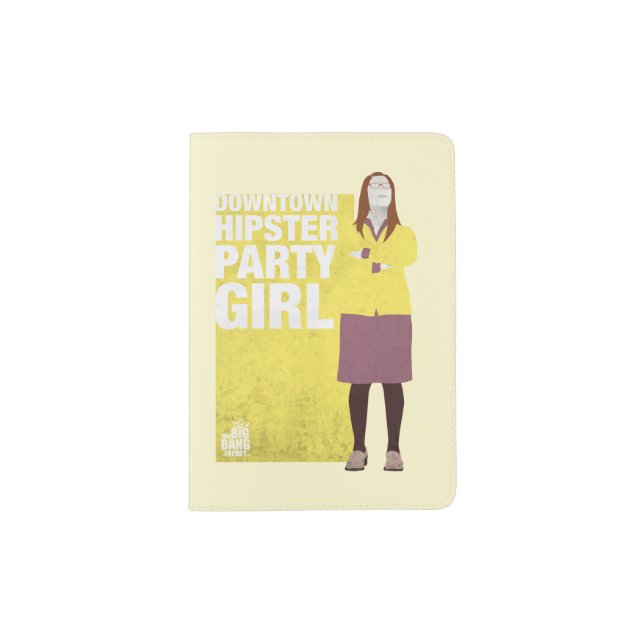 Amy | Downtown Hipster Party Girl Passport Holder (Front)