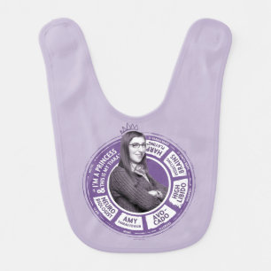 Amy Farrah Fowler Info Graphic Baby Bib